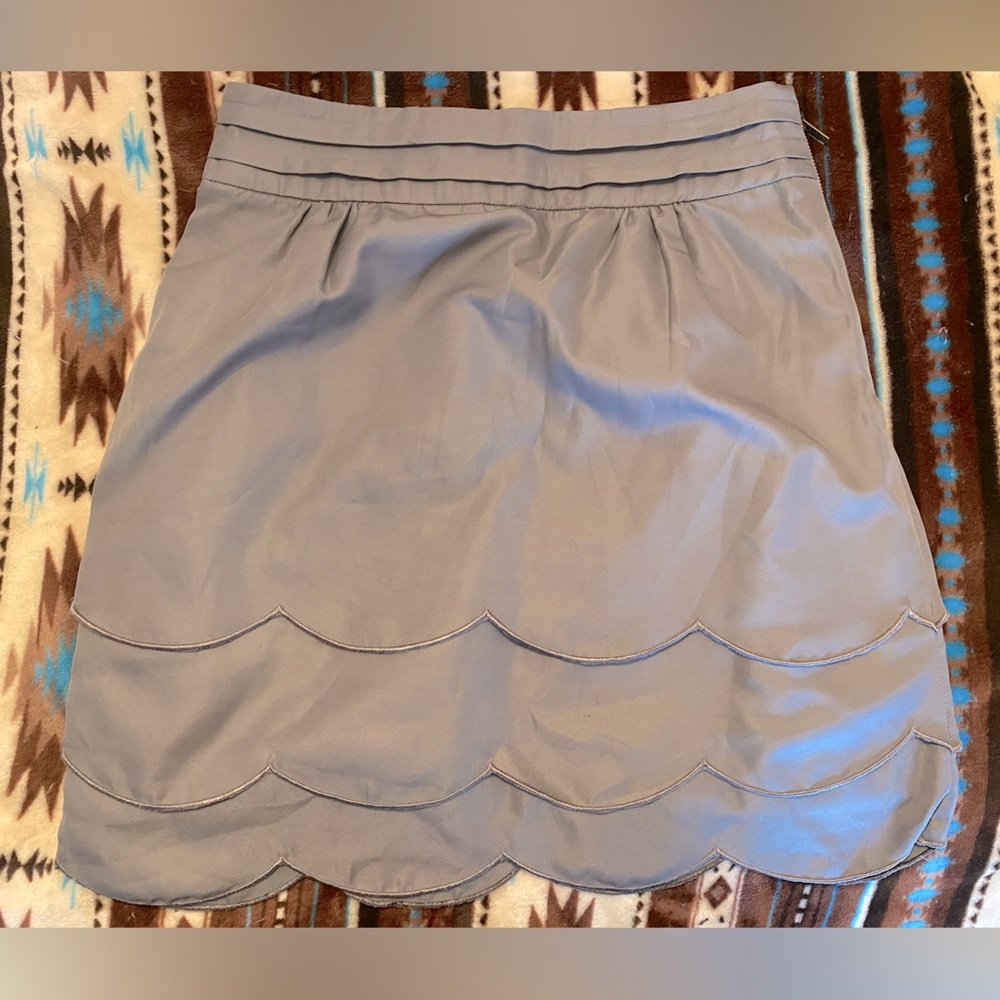 Gray mini skirt